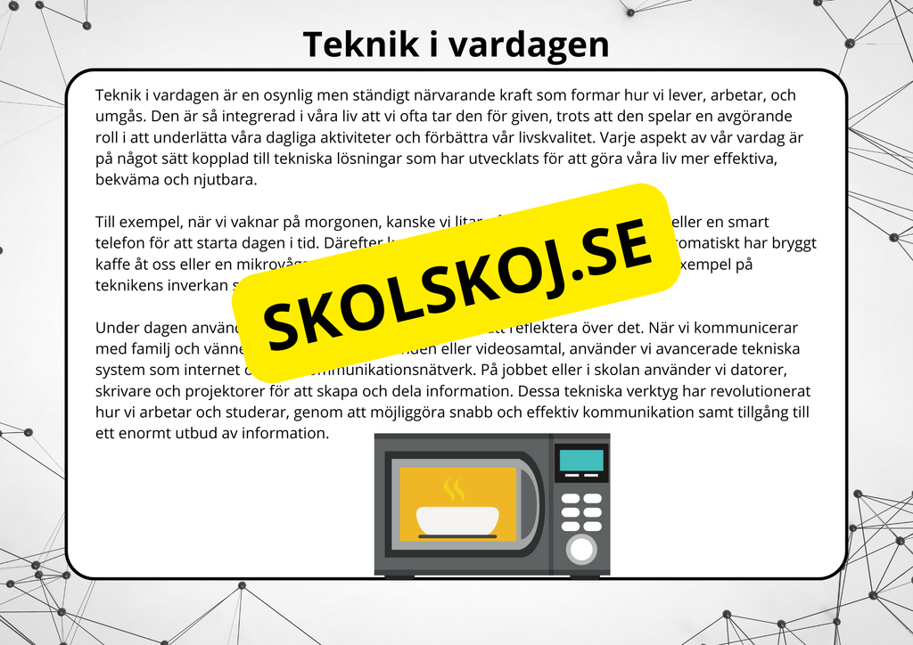 Teknikens värld - Interaktiv lektion (Blädderbok) - Årskurs 4 - 6