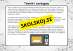 Teknikens värld - Interaktiv lektion (Blädderbok) - Årskurs 4 - 6