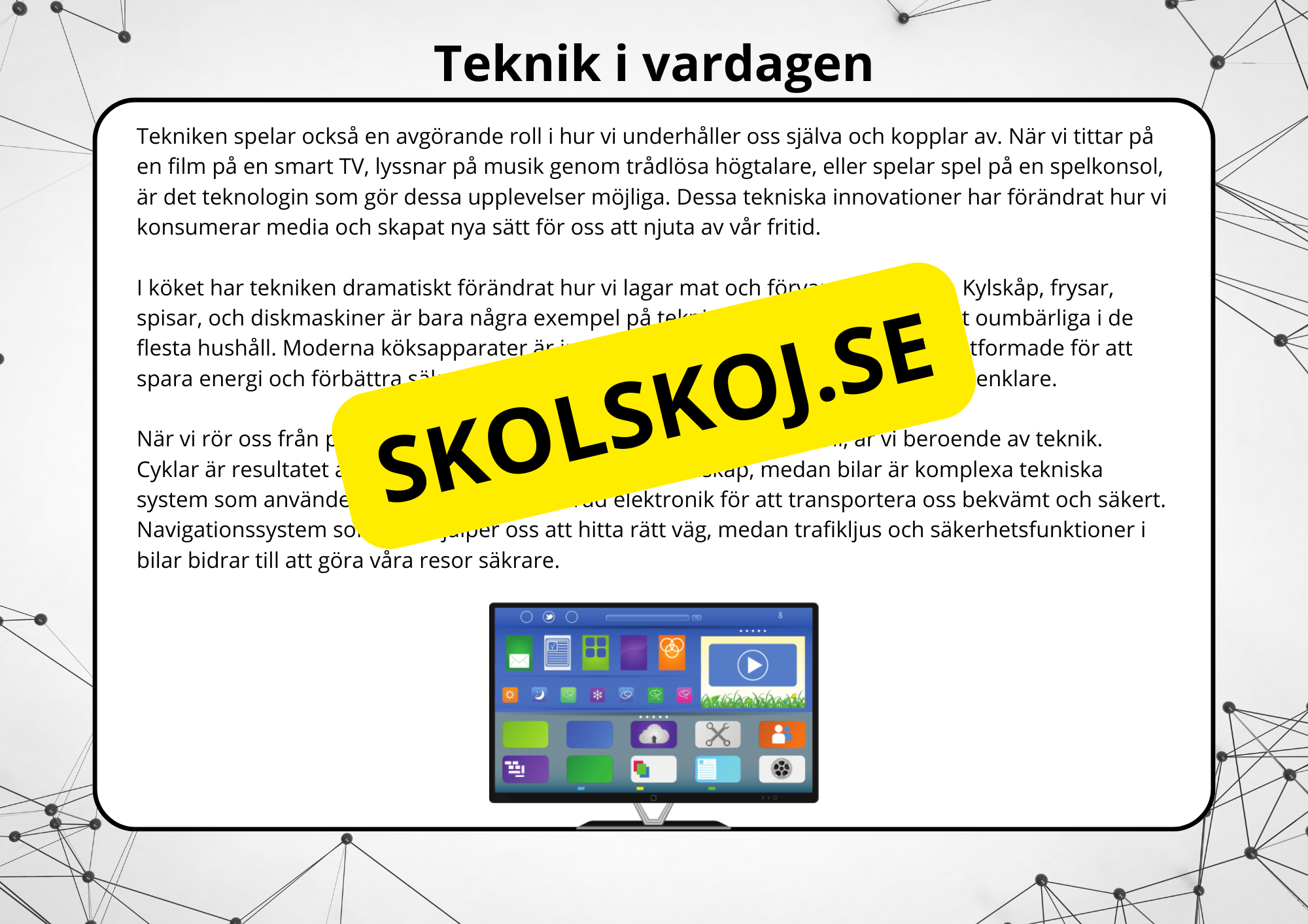 Teknikens värld - Interaktiv lektion (Blädderbok) - Årskurs 4 - 6