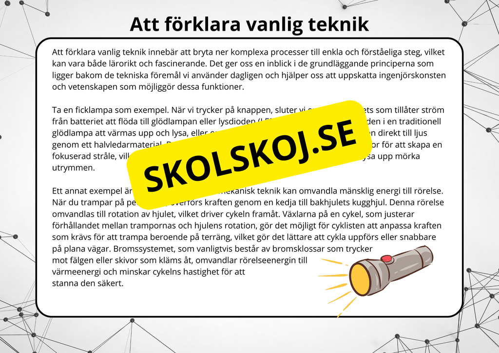 Teknikens värld - Interaktiv lektion (Blädderbok) - Årskurs 4 - 6