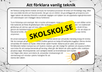 Teknikens värld - Interaktiv lektion (Blädderbok) - Årskurs 4 - 6