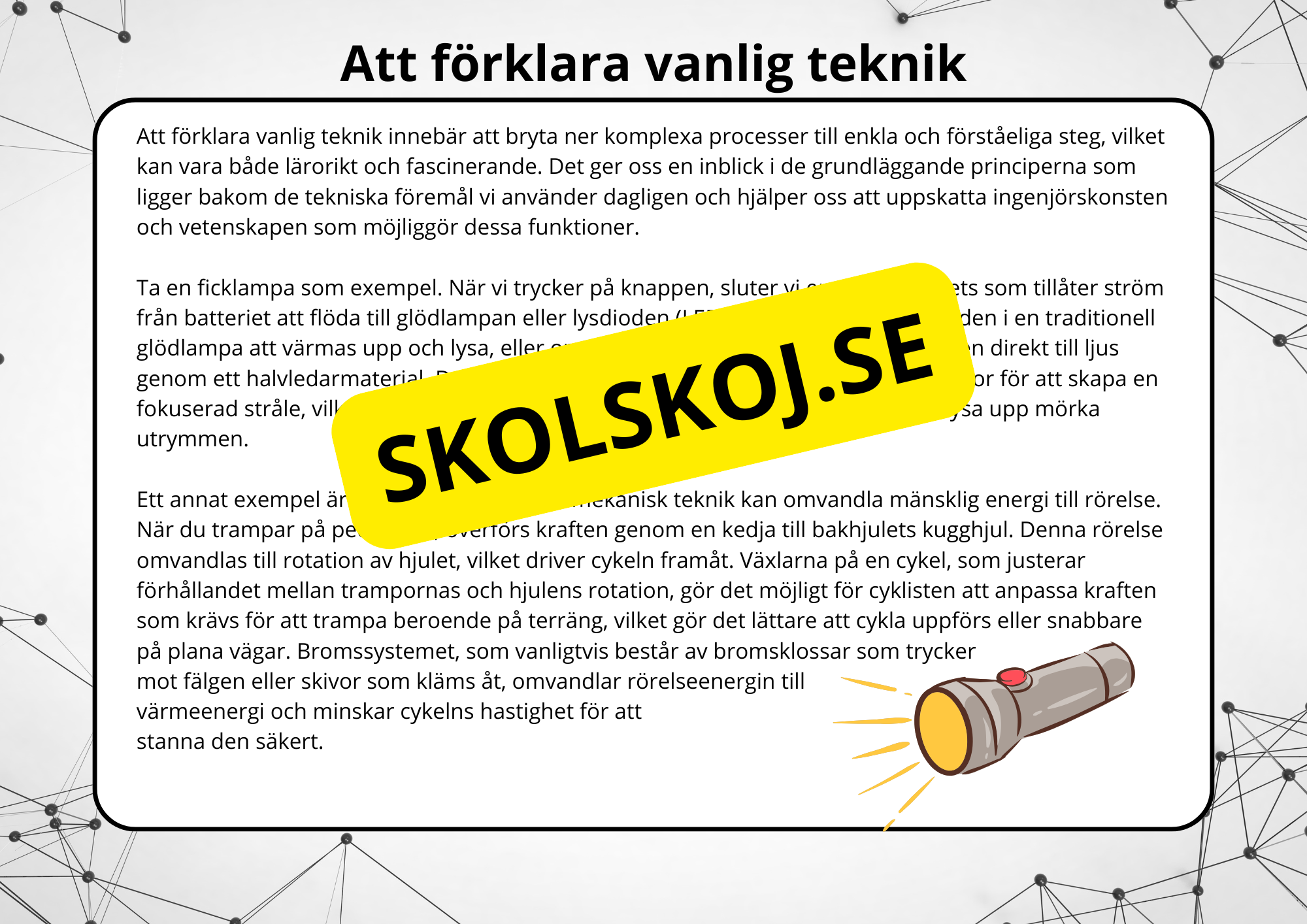 Teknikens värld - Interaktiv lektion (Blädderbok) - Årskurs 4 - 6
