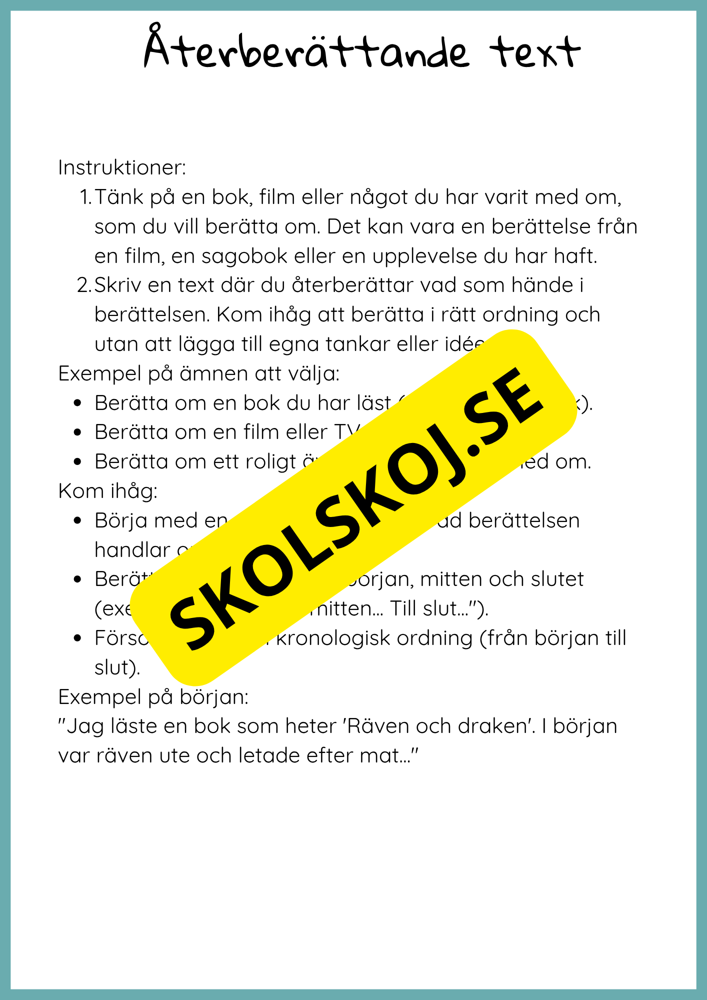 Texttyper - Häfte