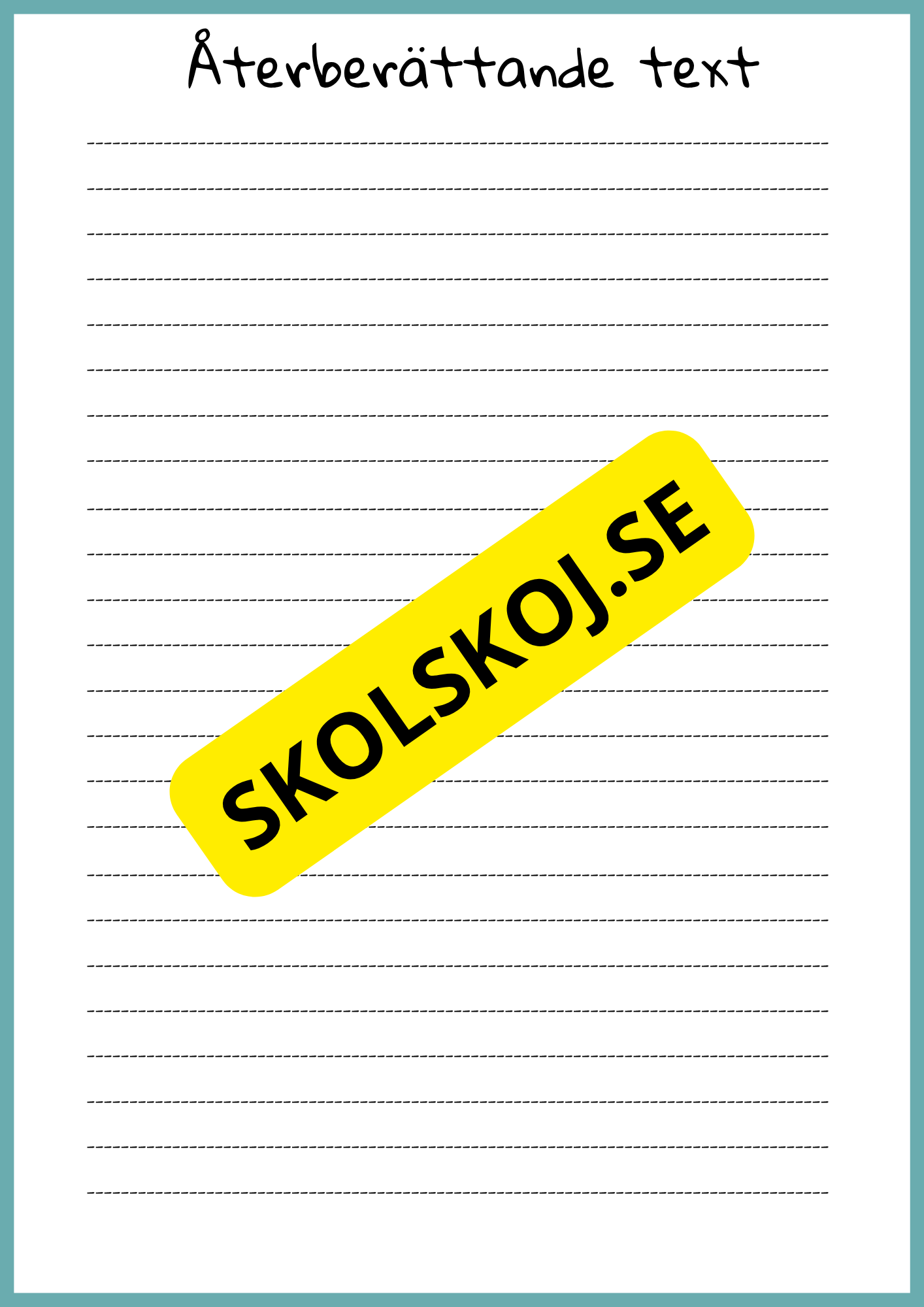 Texttyper - Häfte