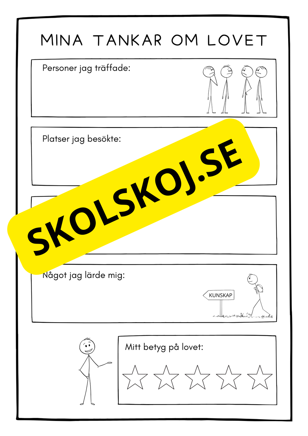 Tillbaka till skolan - Årskurs 1 - 2