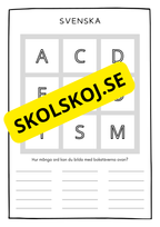 Tillbaka till skolan - Årskurs 1 - 2