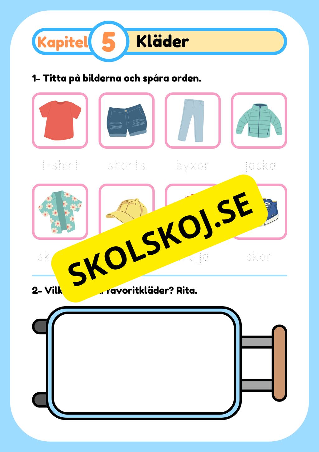 Tillbaka till skolan - Åk 1 - 3