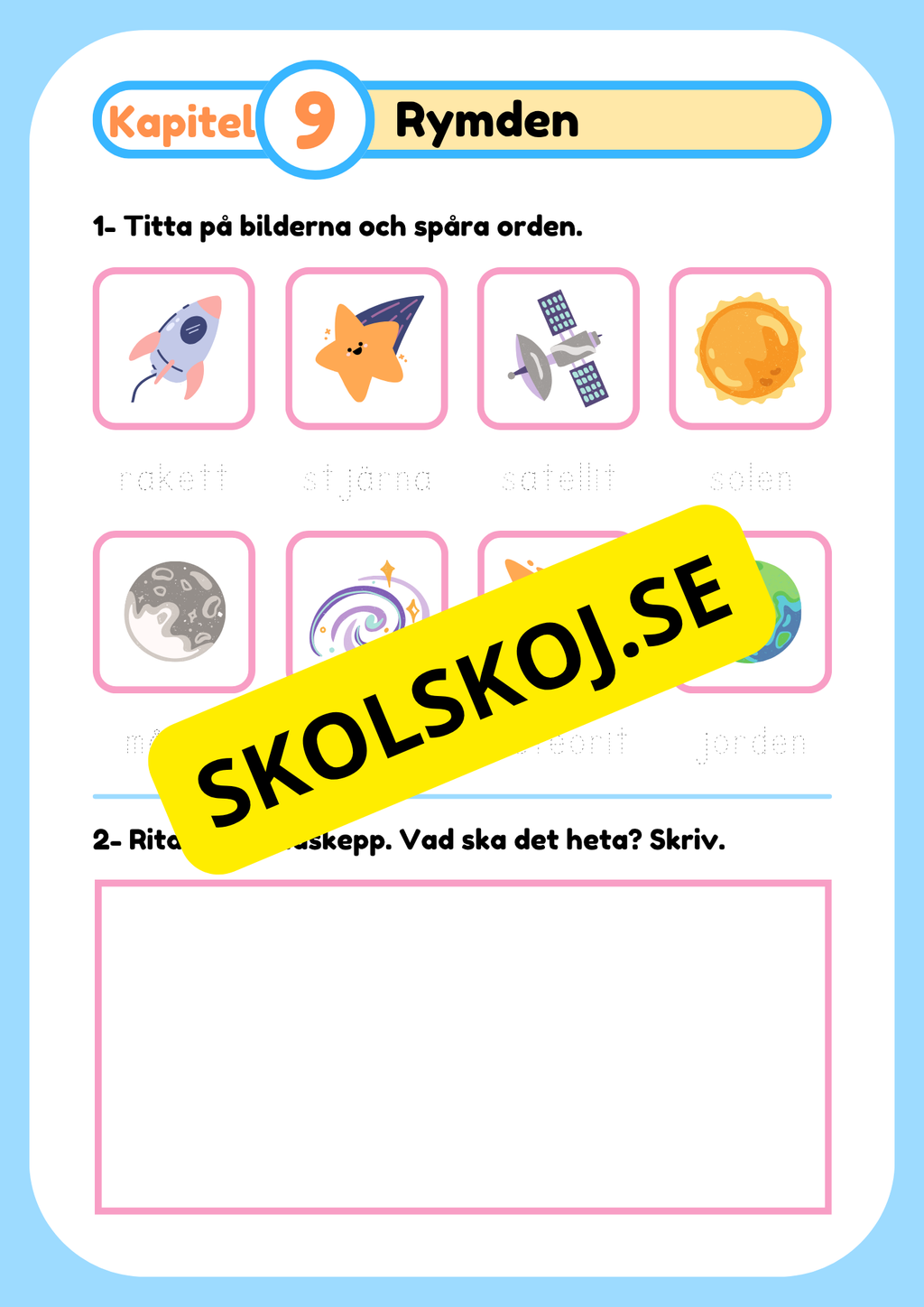 Tillbaka till skolan - Åk 1 - 3
