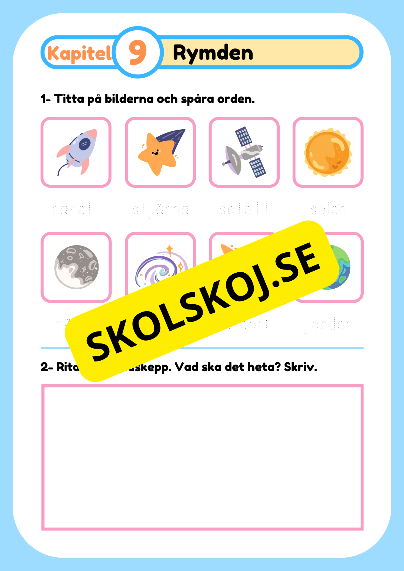 Tillbaka till skolan - Åk 1 - 3