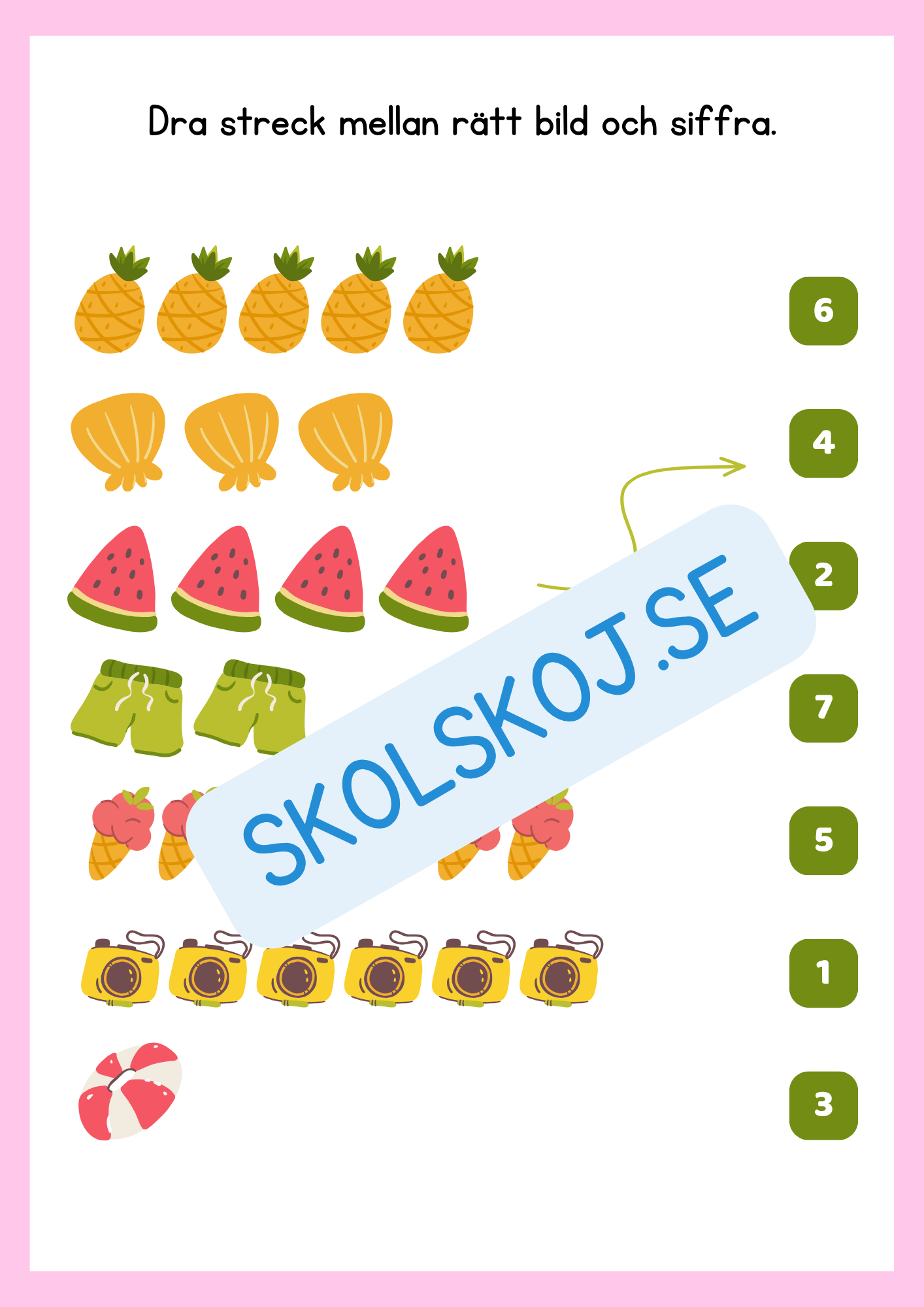 Tillsammans lär vi siffrorna 1 - 10