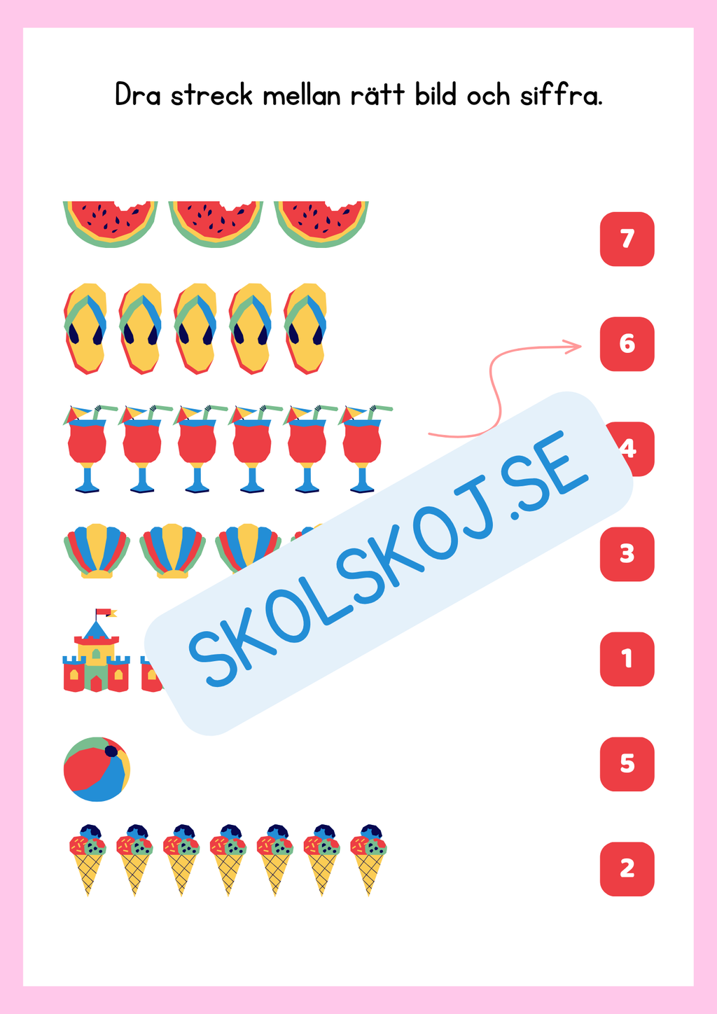 Tillsammans lär vi siffrorna 1 - 10