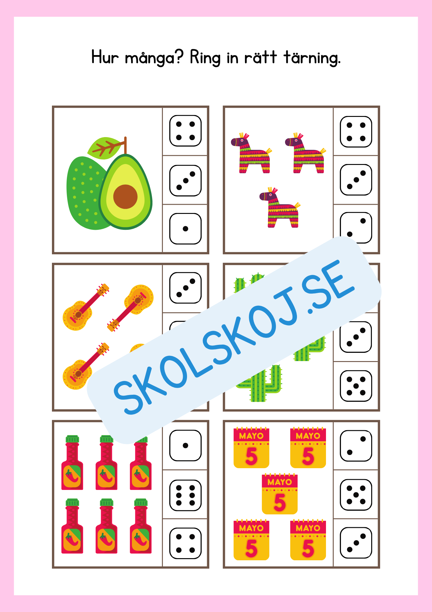 Tillsammans lär vi siffrorna 1 - 10
