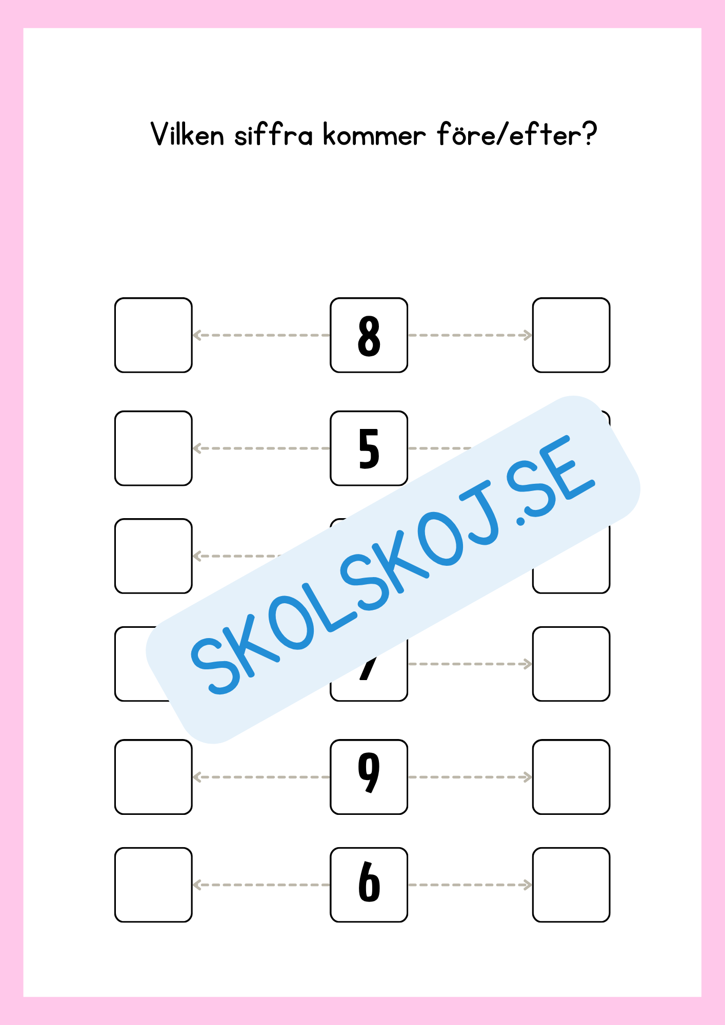 Tillsammans lär vi siffrorna 1 - 10