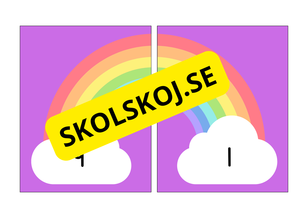 Tiokompisar - Regnbåge