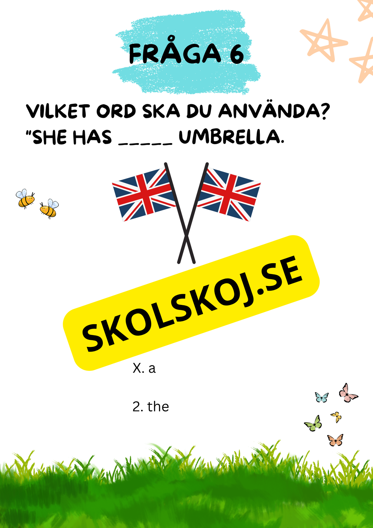 Tipspromenad - Årskurs 5 - Skolstart