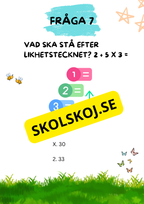 Tipspromenad - Årskurs 5 - Skolstart