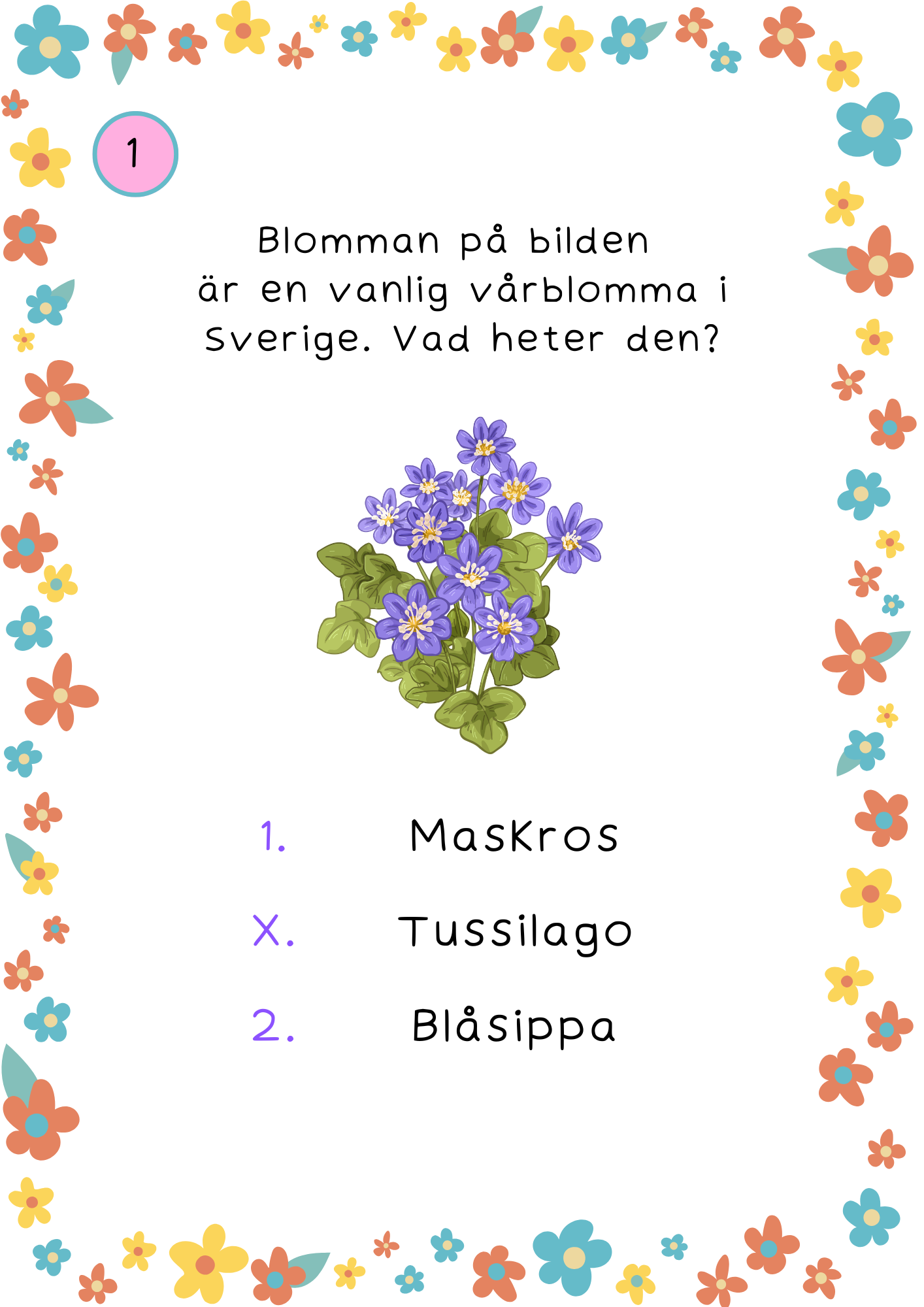 Tipspromenad - Vår