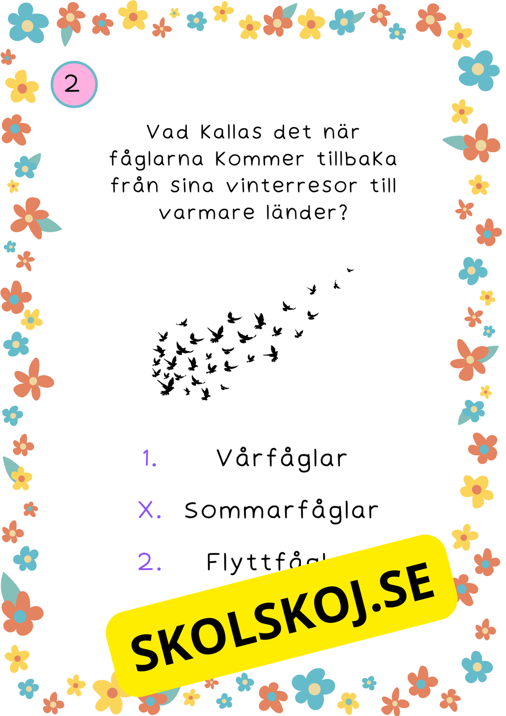 Tipspromenad - Vår