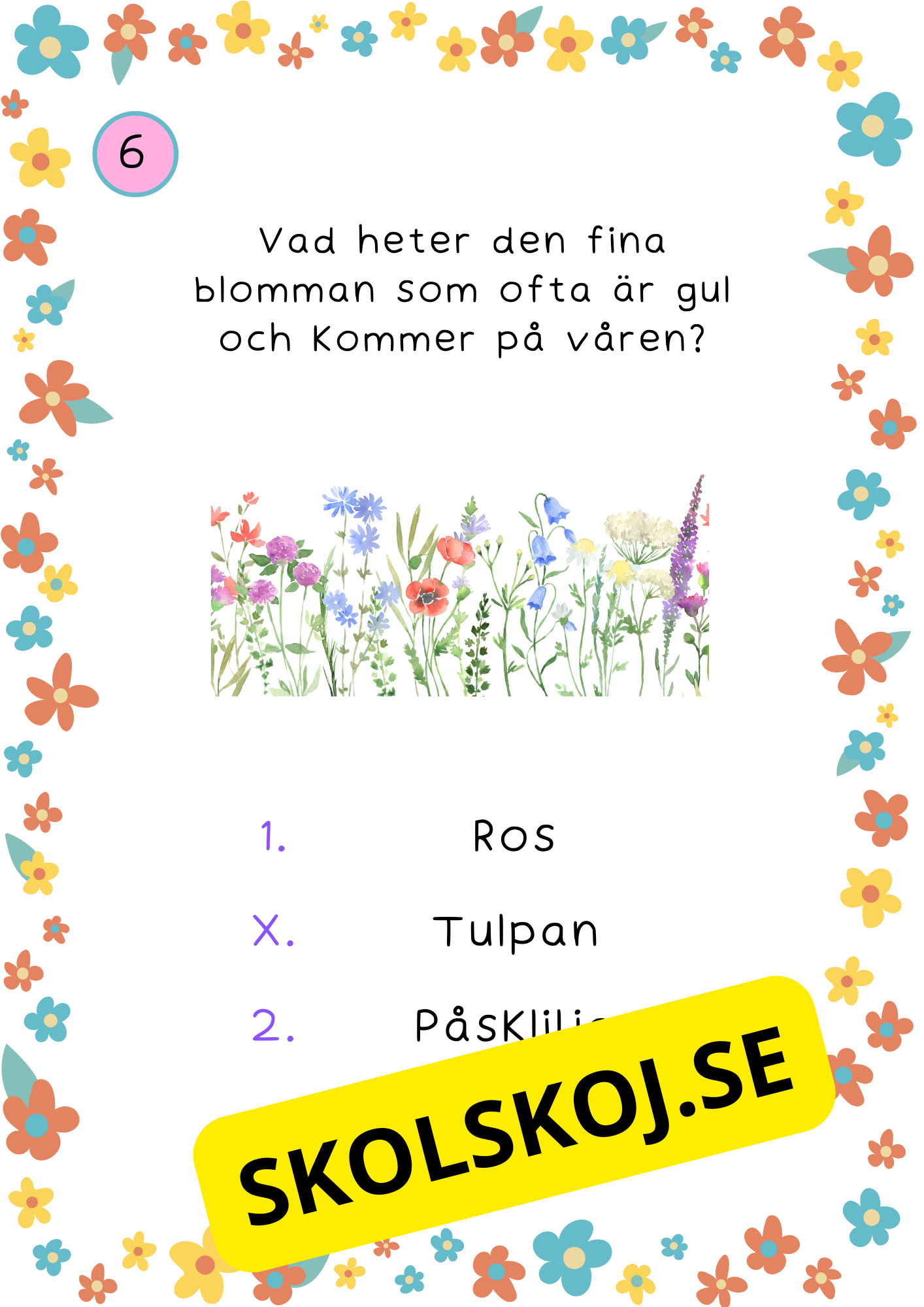 Tipspromenad - Vår