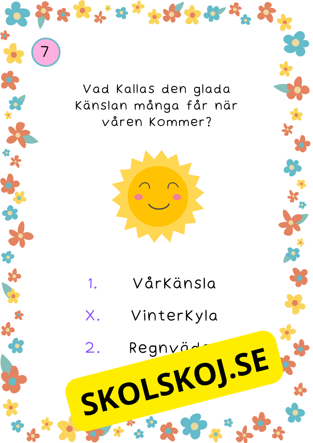 Tipspromenad - Vår