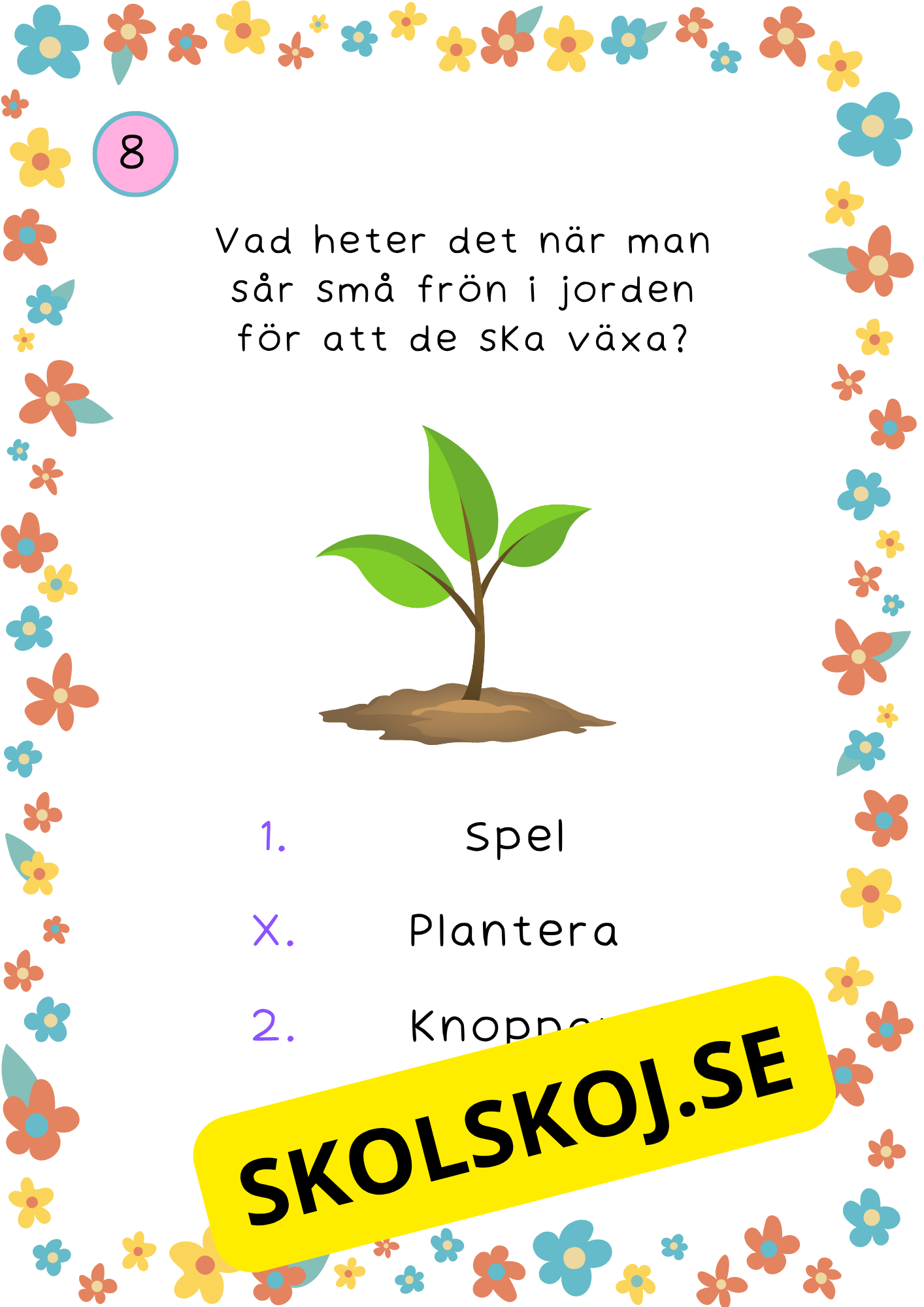 Tipspromenad - Vår