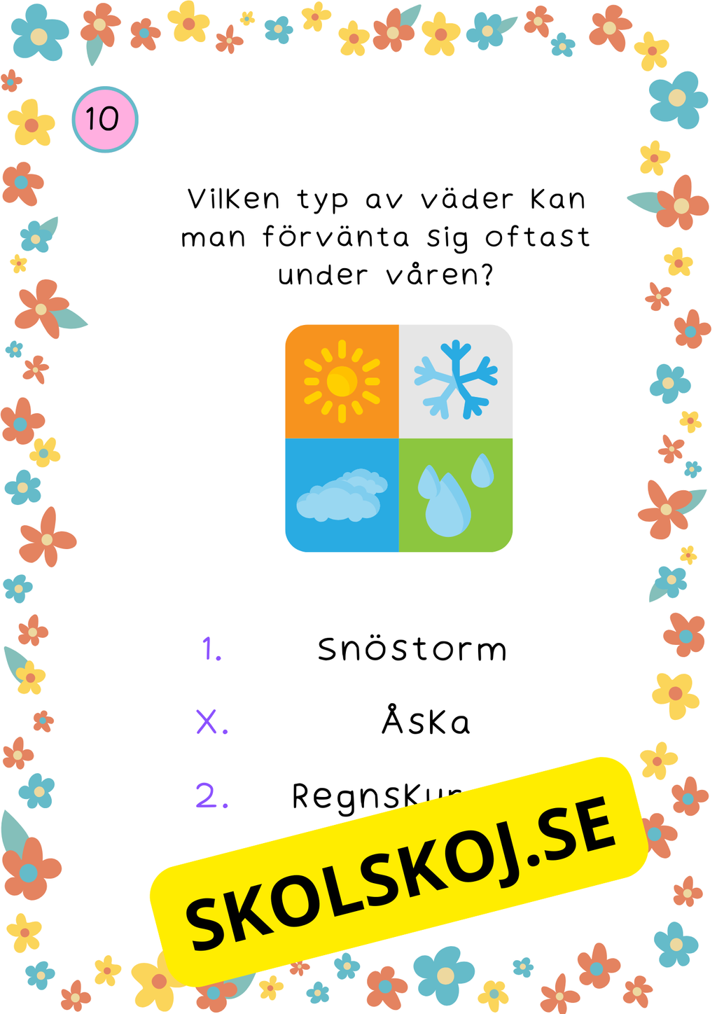 Tipspromenad - Vår