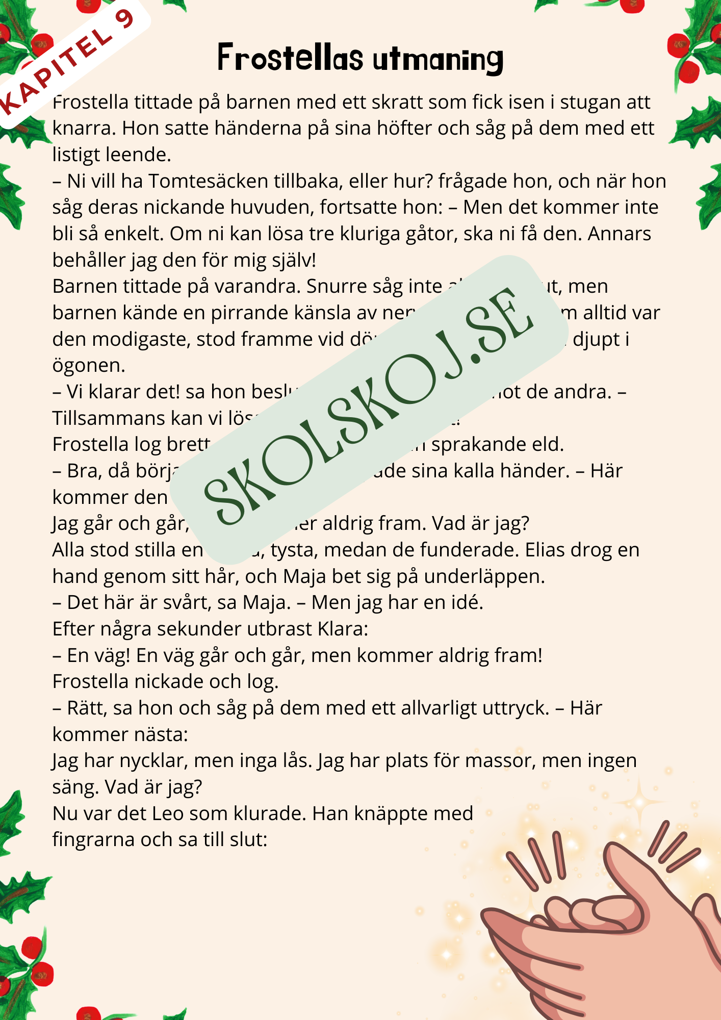 Tomtesäcken och julens hemlighet