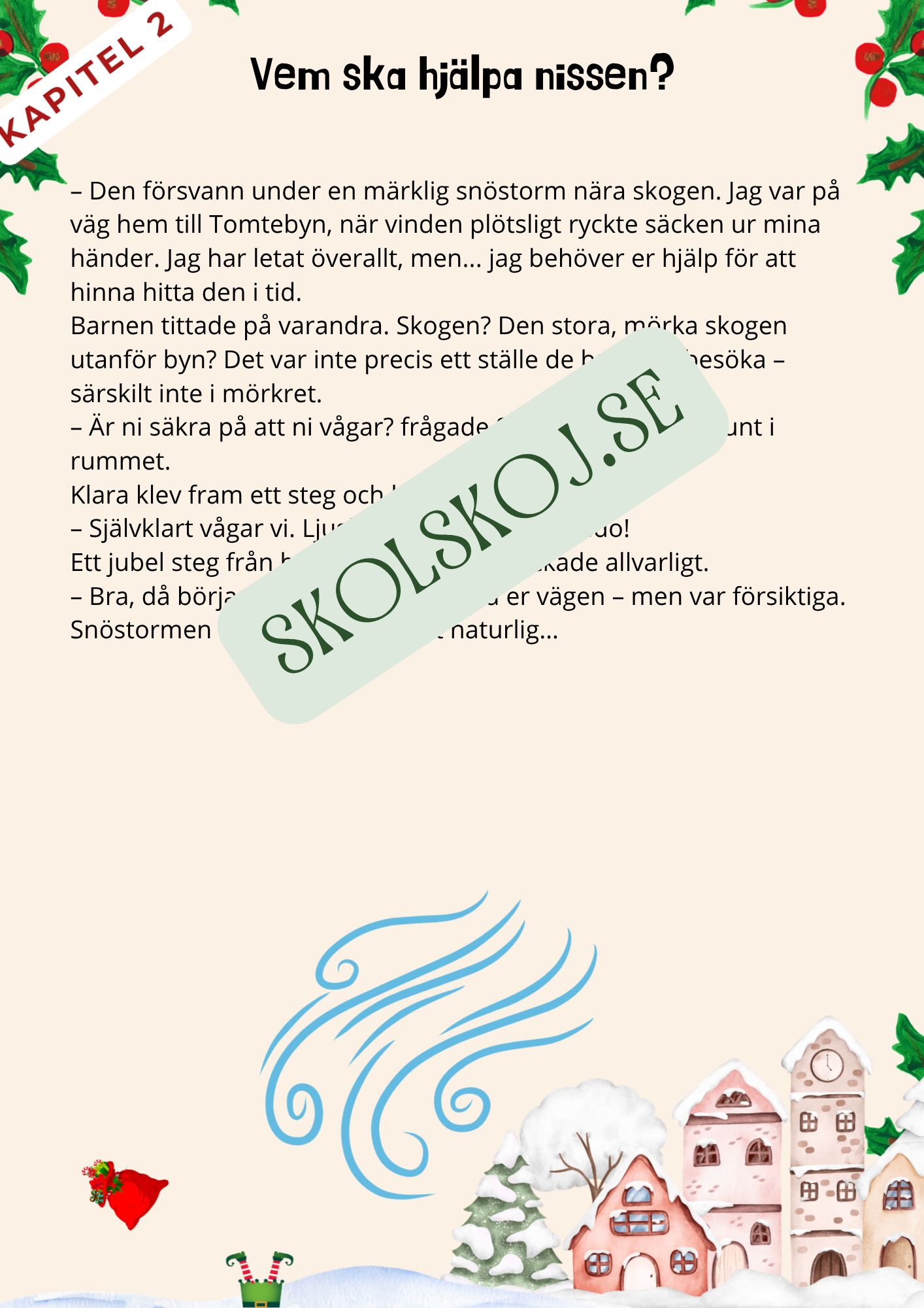 Tomtesäcken och julens hemlighet