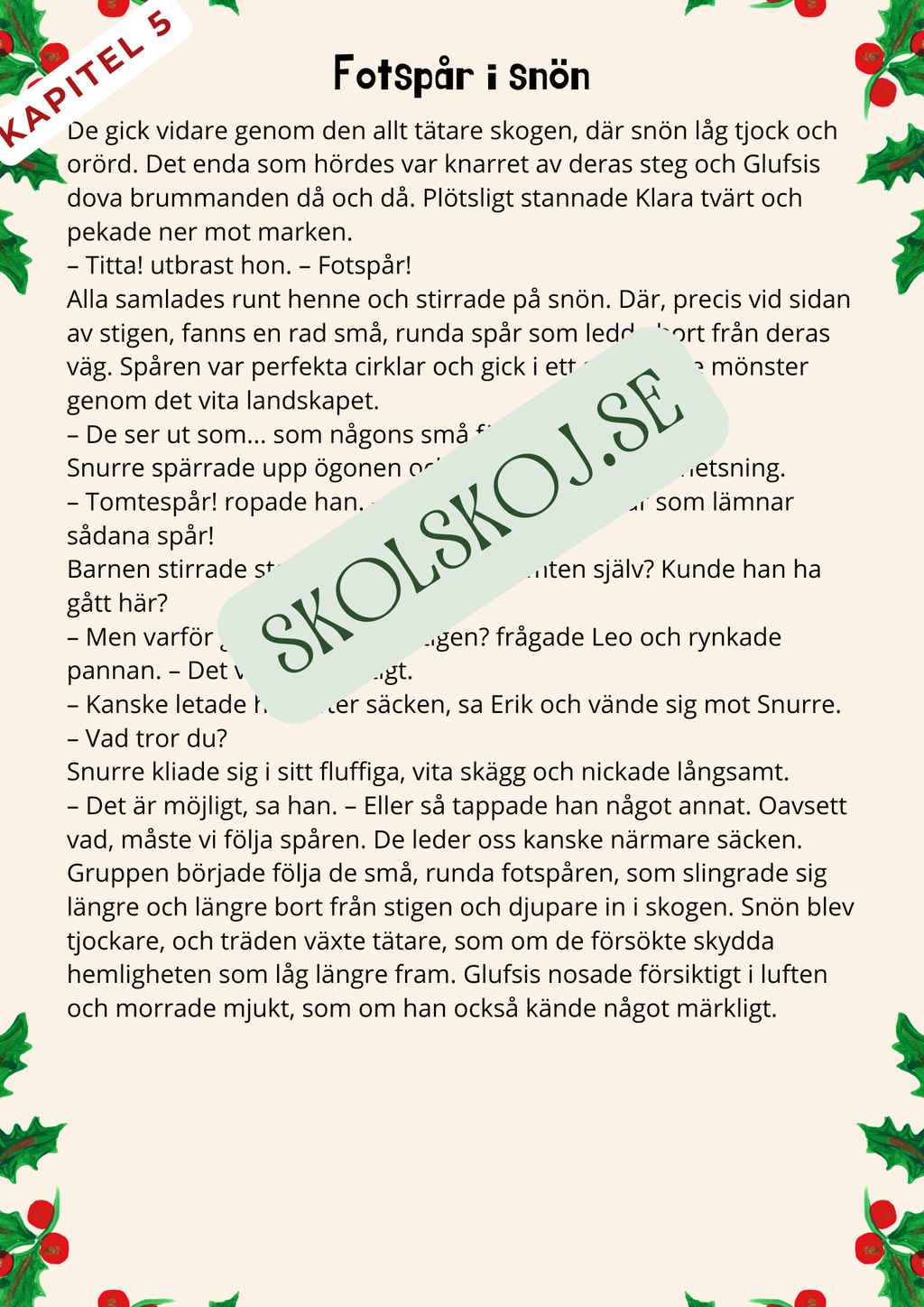 Tomtesäcken och julens hemlighet