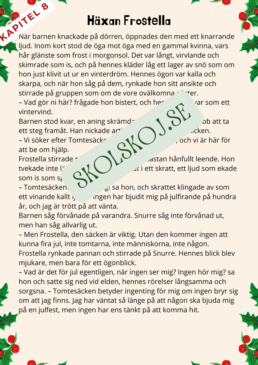 Tomtesäcken och julens hemlighet