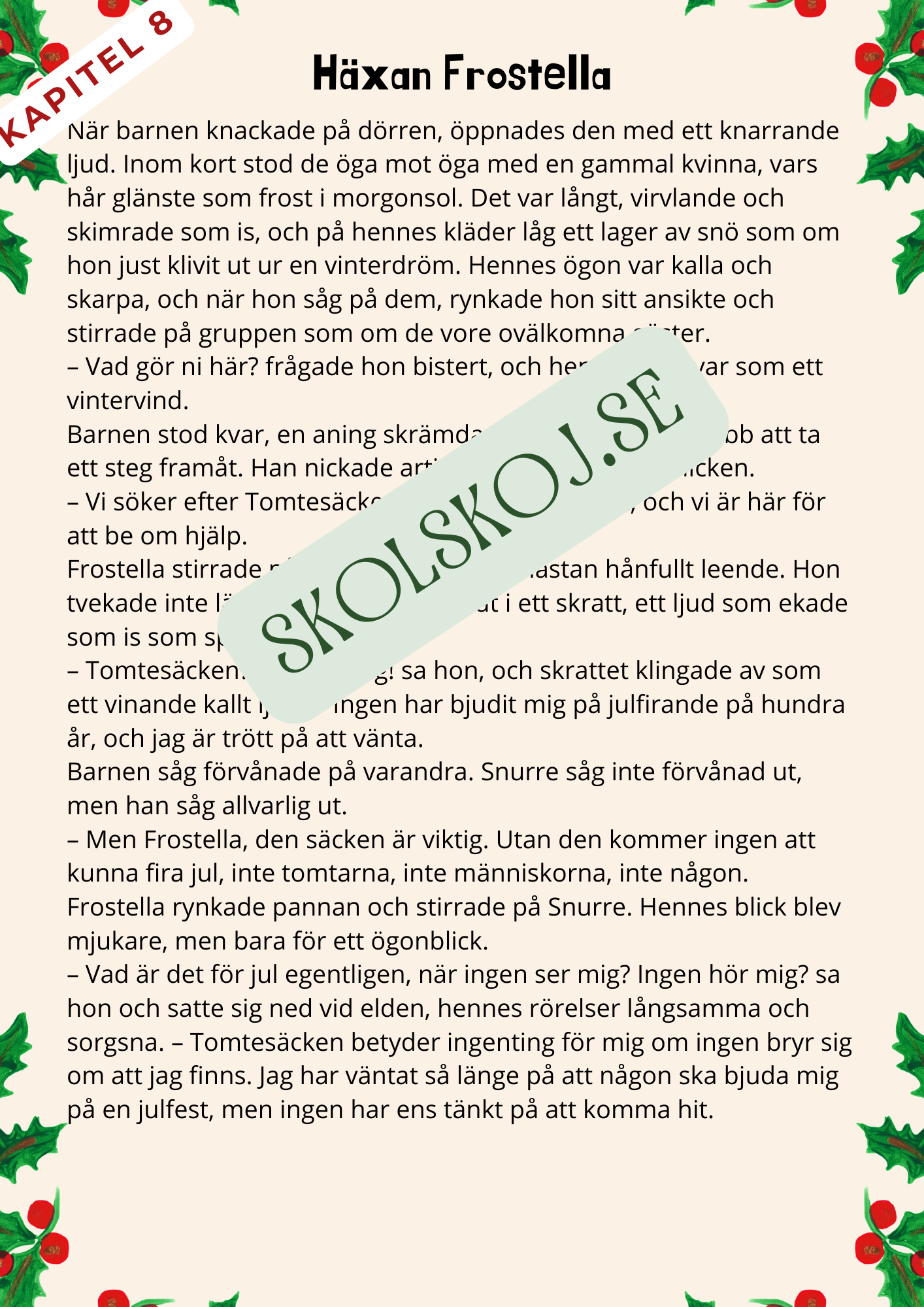 Tomtesäcken och julens hemlighet