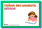 Träna din handstil - Siffror