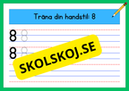 Träna din handstil - Siffror