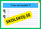 Träna din handstil - Siffror