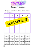 Träna division - Häfte
