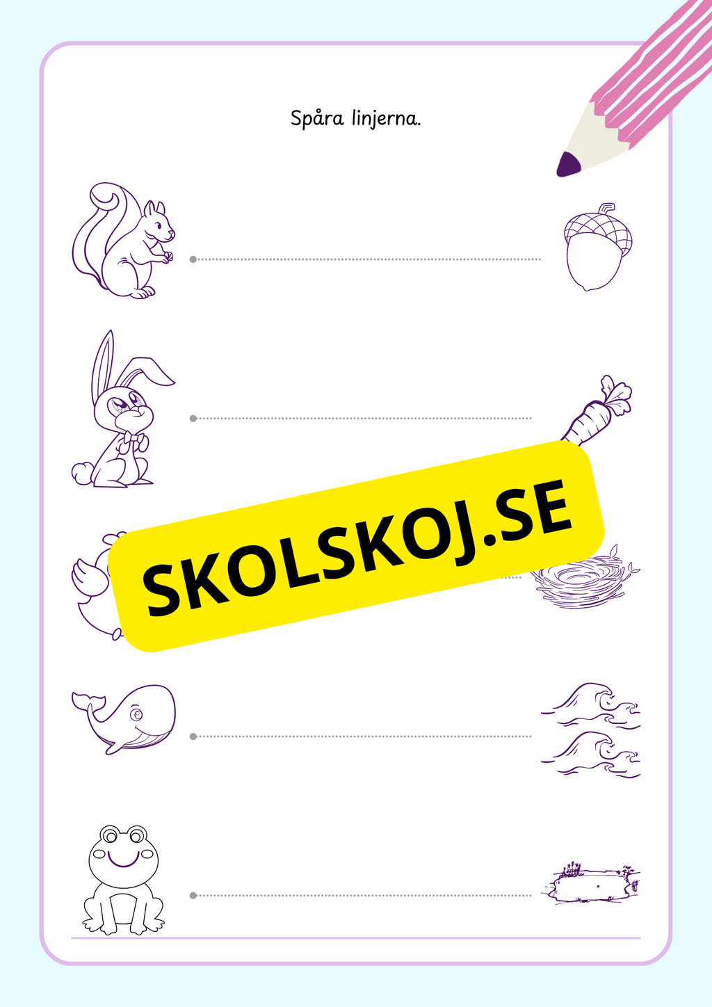 Träna finmotorik - Förskola - Årskurs 3
