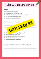 Träna inför nationella provet – Läsförståelse