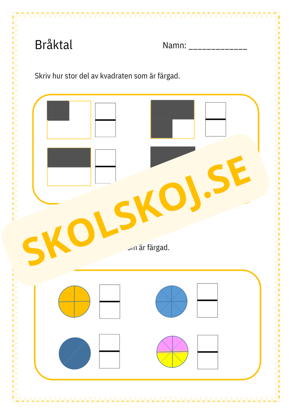 Träna inför nationella  provet i årskurs 3
