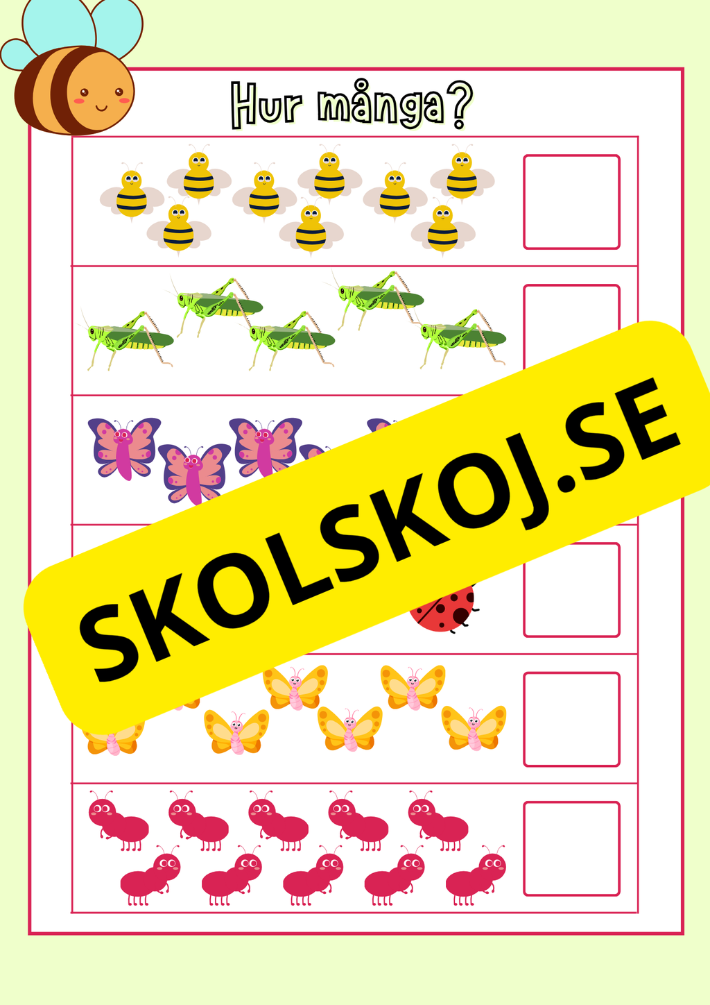 Träna matematik - Förskoleklass - Årskurs 1