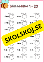 Träna matematik - Förskoleklass - Årskurs 1