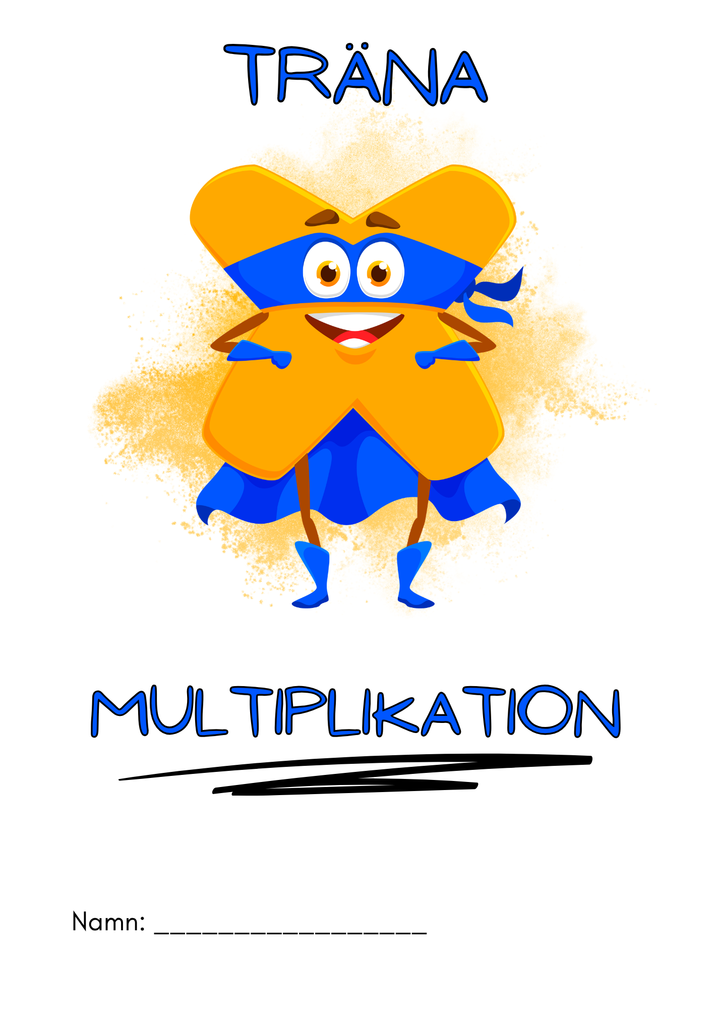 Träna multiplikation - Häfte
