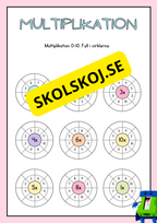Träna multiplikation - Häfte