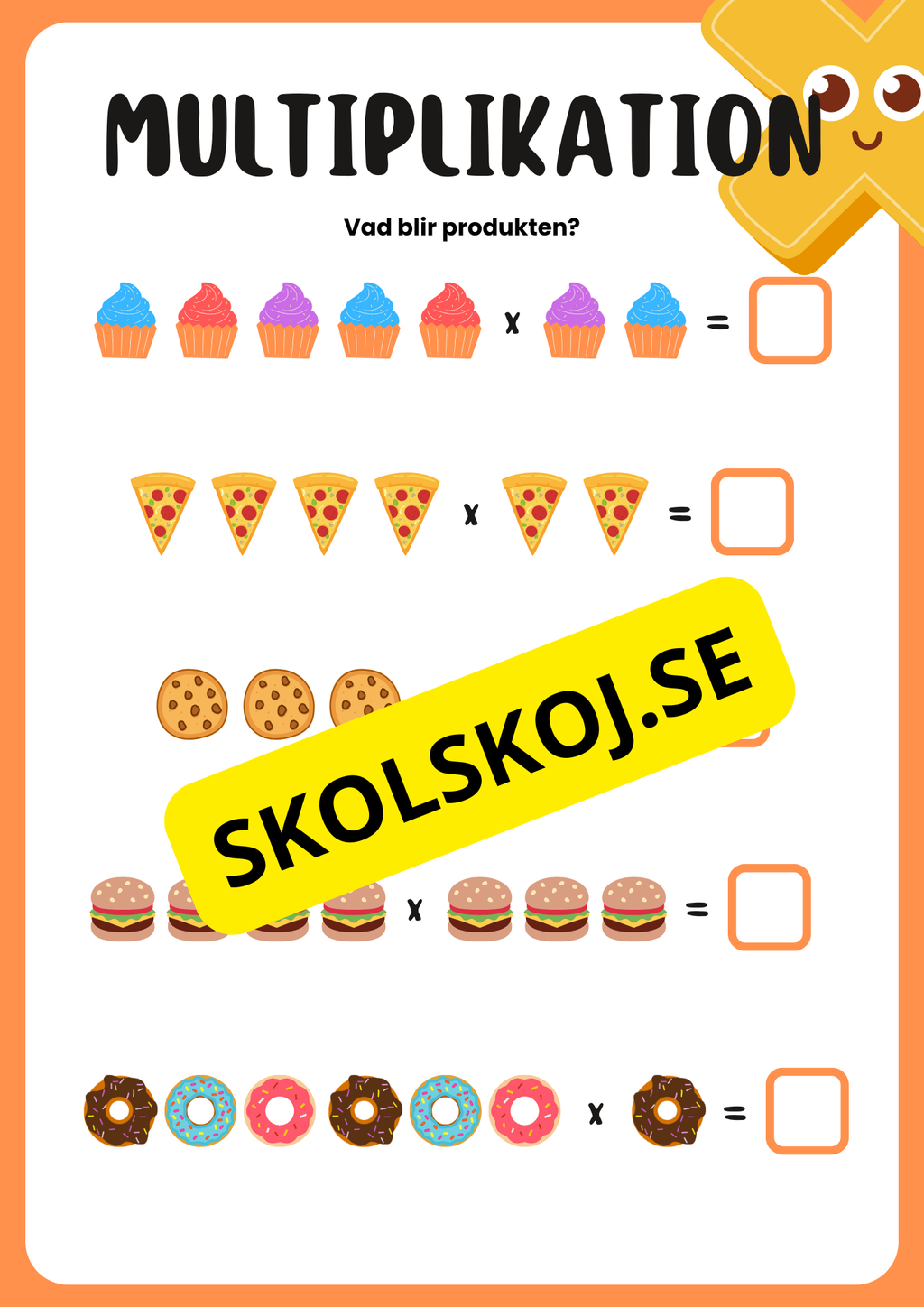 Träna multiplikation