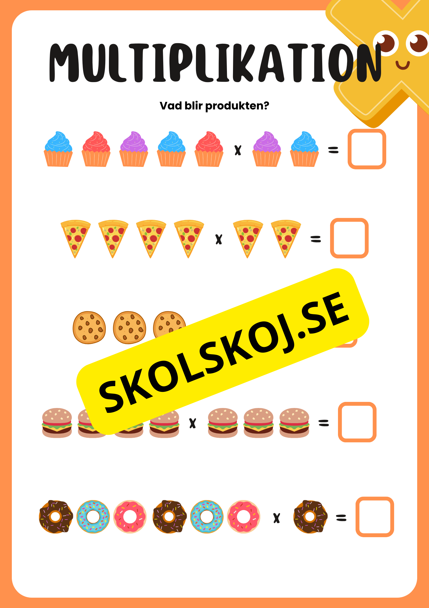 Träna multiplikation