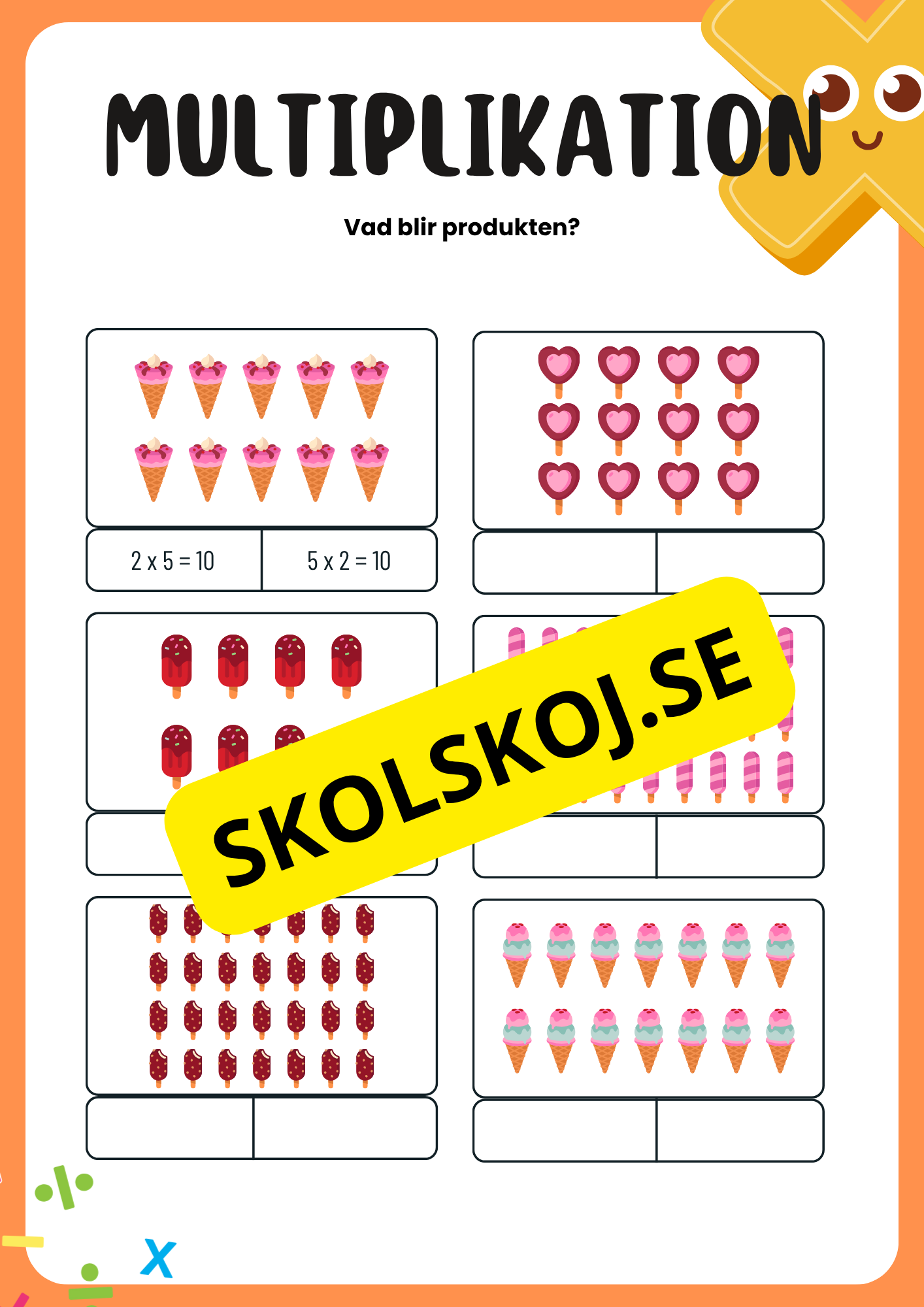 Träna multiplikation
