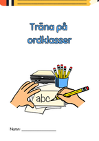 Träna på ordklasser