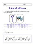 Träna på siffrorna - 1 - 10