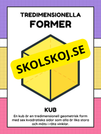 Tredimensionella kroppar/former