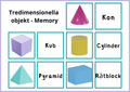 Tredimensionella objekt - Geometri - Memory