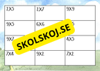 Tre multiplikationspussel